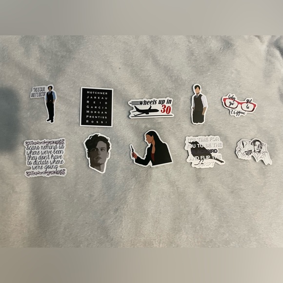 each pack for $5 or all for $15 Criminal Mind Stickers - Picture 4 of 6